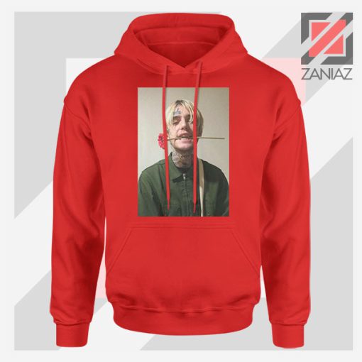 Lil Peep Flower Boy Red Hoodie