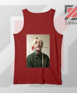 Lil Peep Flower Boy Red Tank Top