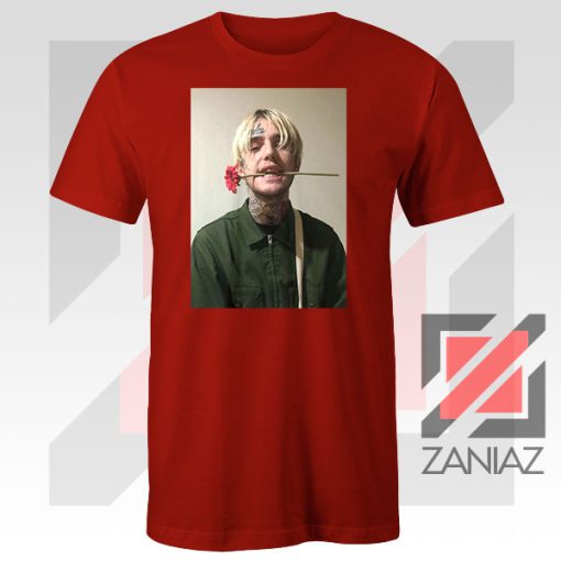 Lil Peep Flower Boy Red Tshirt