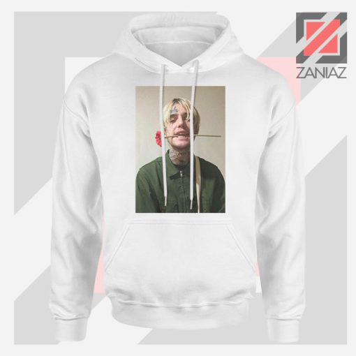 Lil Peep Flower Boy White Hoodie