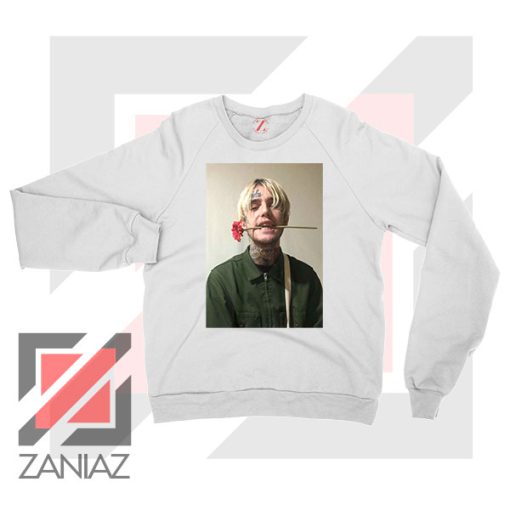 Lil Peep Flower Boy White Sweatshirt