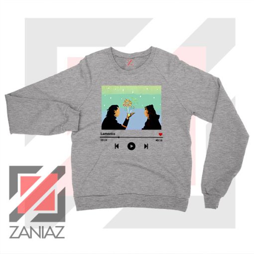 Loki And Sylvie Scene Sport Grey Sweatshirt
