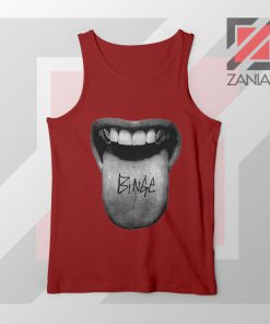 MGK Binge Album Rapper Graphic Red Tank Top