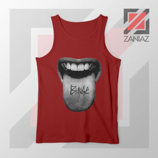 MGK Binge Album Rapper Graphic Red Tank Top