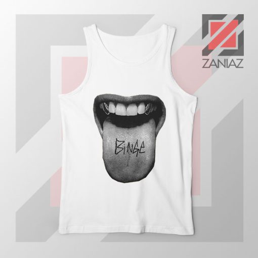 MGK Binge Album Rapper Graphic White Tank Top