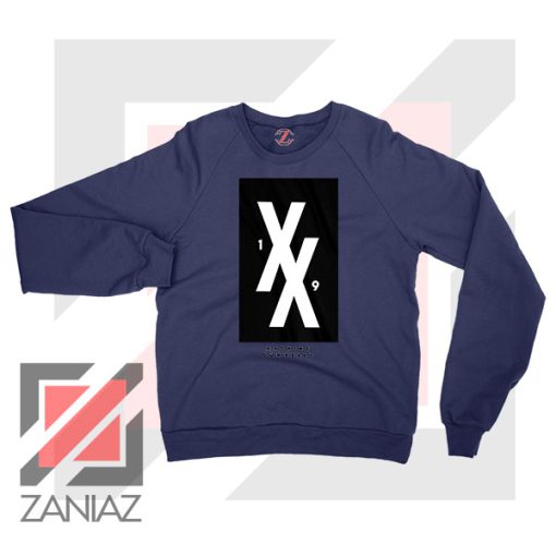 Machine Gun Kelly 19XX Forever Navy Blue Sweater