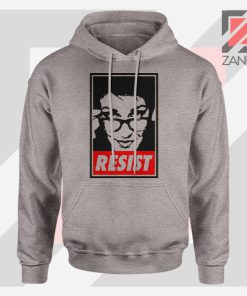 Maddow Political Resist Sport Grey Hoodie