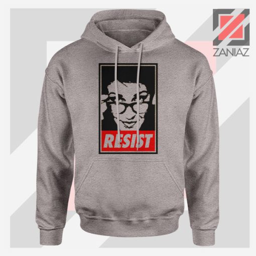 Maddow Political Resist Sport Grey Hoodie