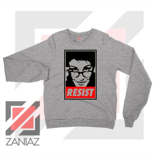 Maddow Political Resist Sport Grey Sweatshirt