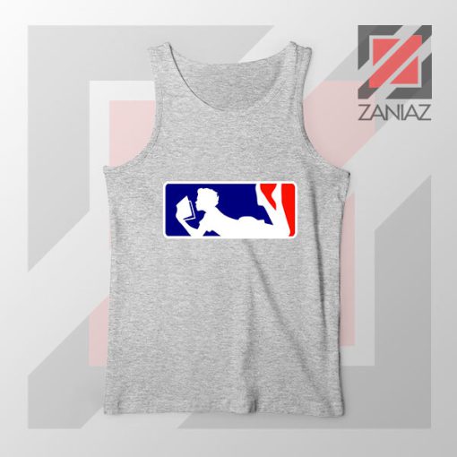 Major League Logo Reading Sport Grey Tank Top