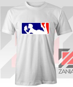 Major League Logo Reading White Tshirt