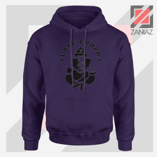 Makaveli Chopra Graphic Navy Blue Hoodie