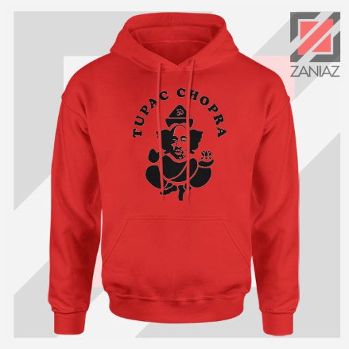 Makaveli Chopra Graphic Red Hoodie