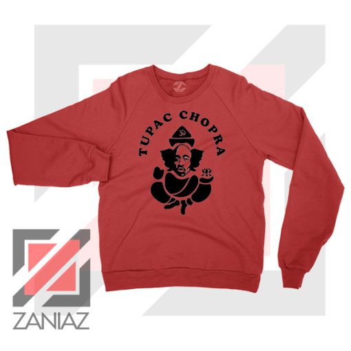 Makaveli Chopra Graphic Red Sweater