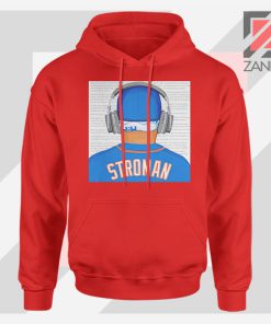 Marcus Stroman Behind Red Hoodie