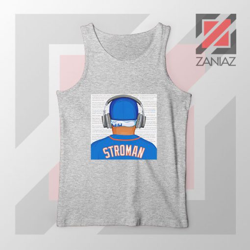 Marcus Stroman Behind Sport Grey Tank Top