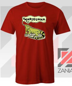 Mariguana Smoke Animal Red Tshirt