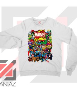 Marvel Comic Hero Collage Sweatshirt