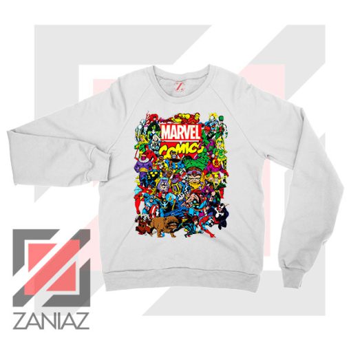 Marvel Comic Hero Collage Sweatshirt