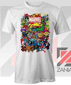 Marvel Comic Hero Collage Tshirt