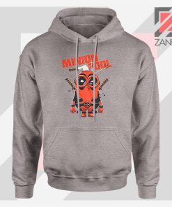 Minion Movies Deadpool Superhero Grey Hoodie