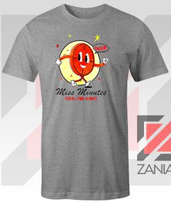 Miss Minutes TVA Mascot Sport Grey Tshirt