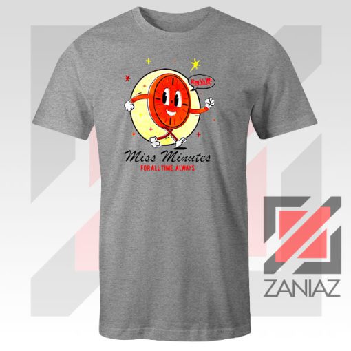 Miss Minutes TVA Mascot Sport Grey Tshirt