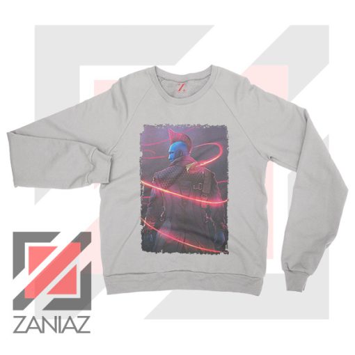 Peter Quill Father GOG Sport Grey Sweatshirt