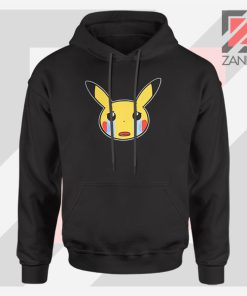 Pikachu Sad Mood Black Hoodie