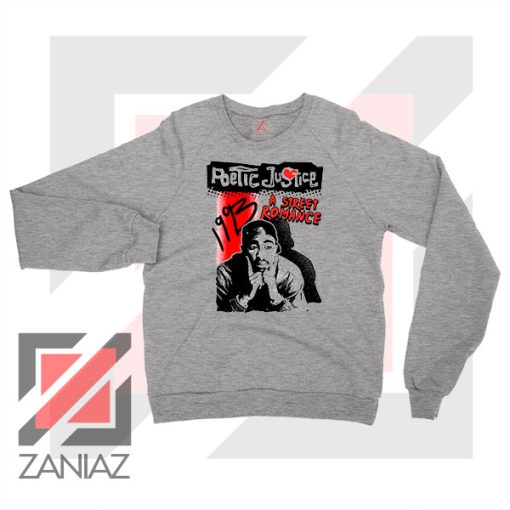 Poetic Justice Tupac Film Sport Grey Sweatshirt