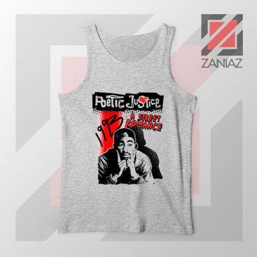 Poetic Justice Tupac Film Sport Grey Tank Top