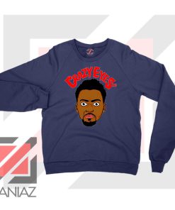 Portis Player Crazy Eyes Navy Blue Sweatshirt