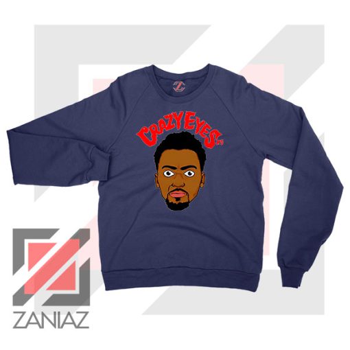 Portis Player Crazy Eyes Navy Blue Sweatshirt