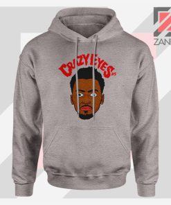 Portis Player Crazy Eyes Sport Grey Hoodie