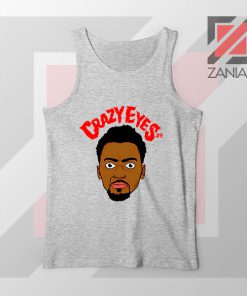 Portis Player Crazy Eyes Sport Grey Tank Top