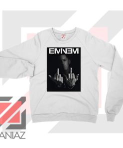 Slim Shady Eminem Poster White Sweater