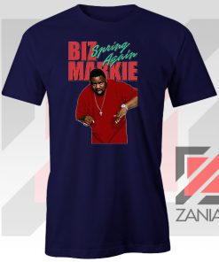 Spring Again Biz Markie Singer Navy Blue Tee