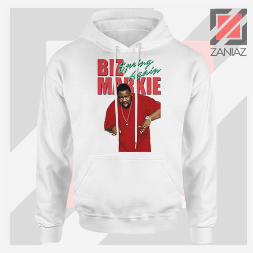 Spring Again Biz Markie Singer White Hoodie