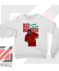 Spring Again Biz Markie Singer White Sweater