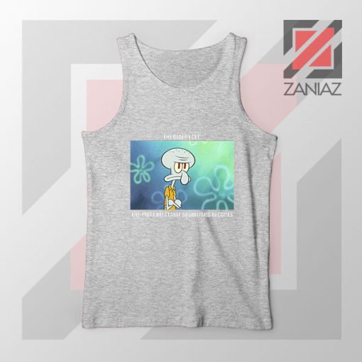 Squidward Meme Designs Sport Grey Tank Top