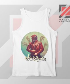 Star Lord Raptor Squad White Tank Top