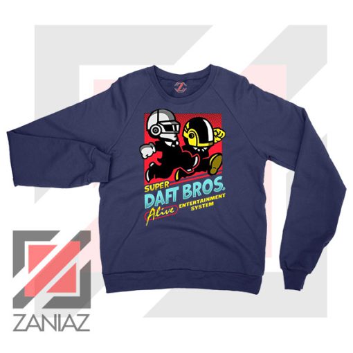 Super Daft Bros Parody Navy Blue Sweatshirt