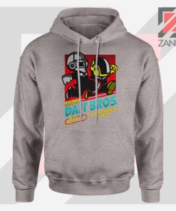 Super Daft Bros Parody Sport Grey Hoodie