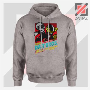 Super Daft Bros Parody Sport Grey Hoodie