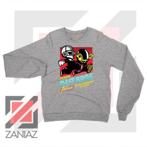 Super Daft Bros Parody Sport Grey Sweatshirt