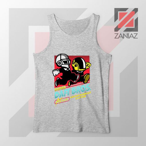 Super Daft Bros Parody Sport Grey Tank Top