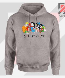 Super Friends DC Comics Apparel Sport Grey Hoodie