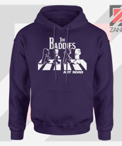 The Baddies Abbey Road Star Wars Navy Blue Hoodie