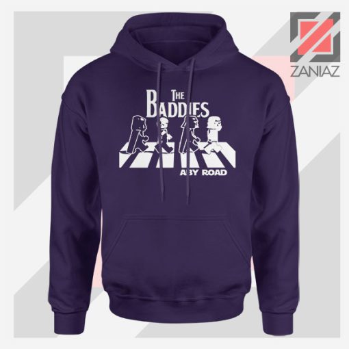 The Baddies Abbey Road Star Wars Navy Blue Hoodie