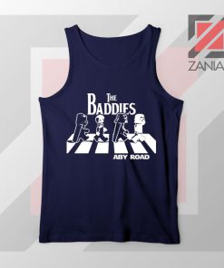 The Baddies Abbey Road Star Wars Navy Blue Tank Top